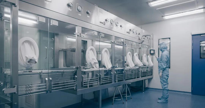 安科生物抗体药物生产线。