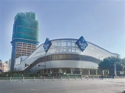 山姆超市进入开业倒计时。张晨 摄