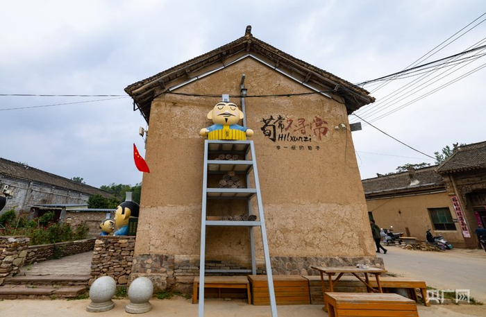 “荀子故里”随处可与“荀子”邂逅（央广网发  叶娴豆  摄）