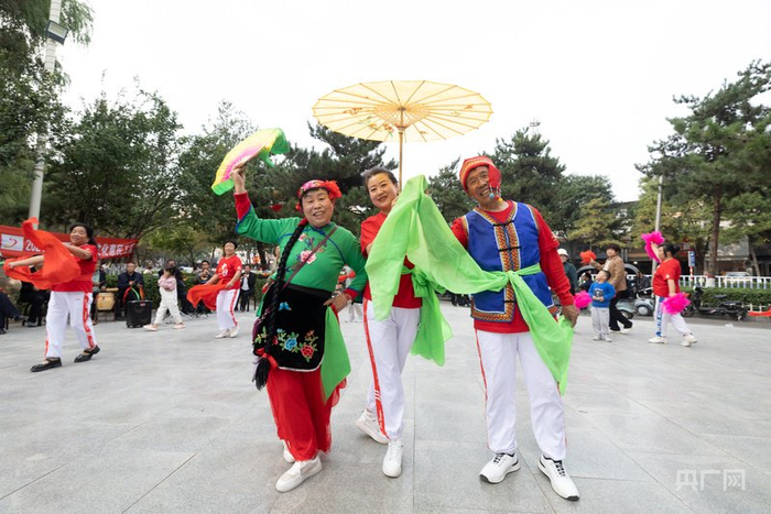 美好生活让百姓笑容愈发灿烂（央广网发  叶娴豆  摄）