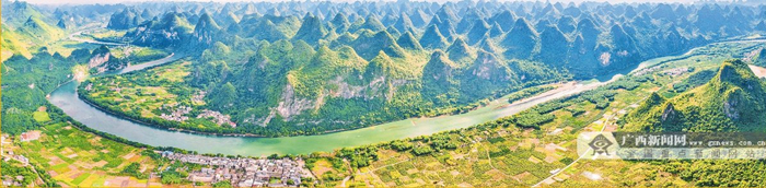 漓江穿过雁山区草坪回族乡。