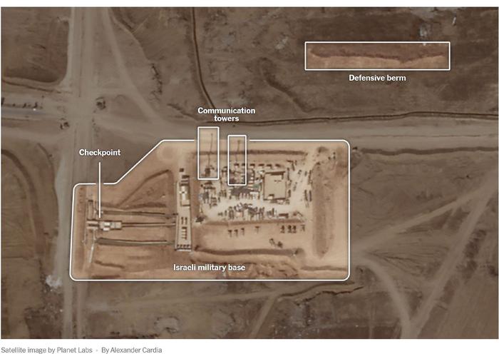 △《纽约时报》网站报道：以军从今年3月至今，不断扩建“内察里姆走廊”区域内的军事基地，包括更多的防御设施和道路检查站。