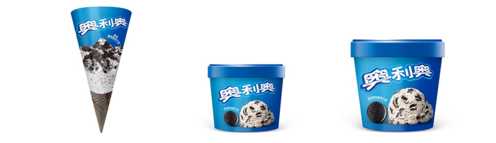 奥利奥与雀巢合作推出的冰淇淋