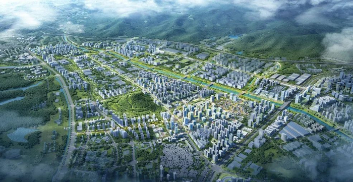 统筹做地城市设计效果图