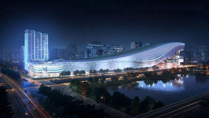 （华发冰雪世界效果图。受访者供图）