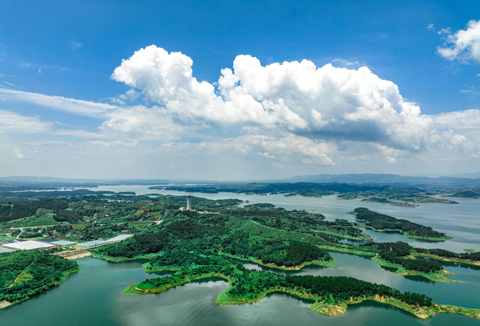 （2024年丹江口水库航拍照片）