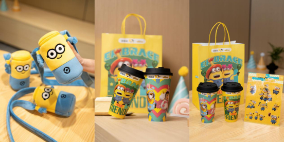 甜啦啦丨小黄人大眼萌产品与周边。企业供图