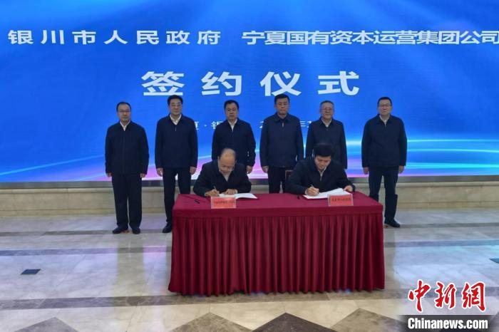  签约现场。　中新网记者 李佩珊 摄
