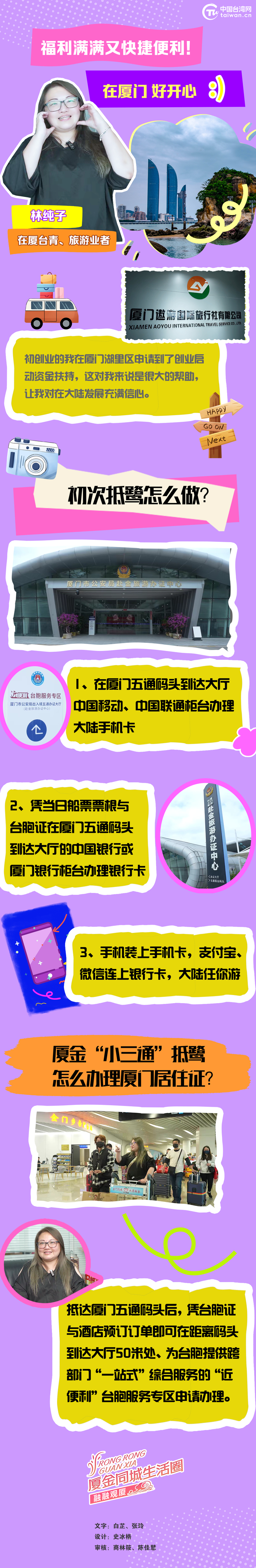 【厦金同城生活圈】林纯子:福利满满又快捷便利!在厦门 好开心