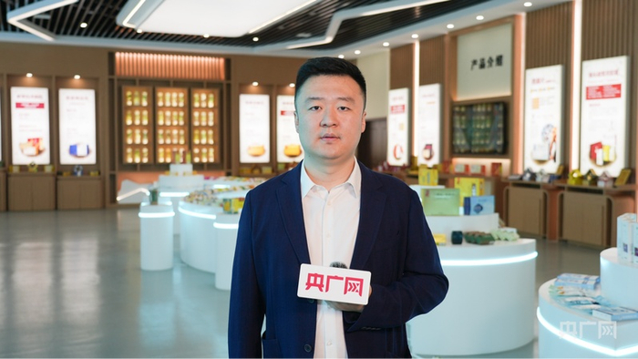 山西旺龙药业集团总经理史正阳（央广网发  叶娴豆  摄）