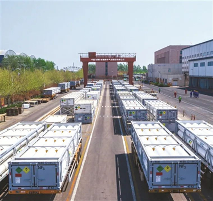 中船特气管束式集装箱储运区
