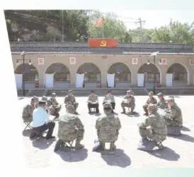 山西省浮山县人武部组织民兵骨干，到红色场馆开展现地教学。王还稼摄