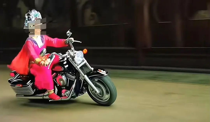 网传AI“魔改”画面