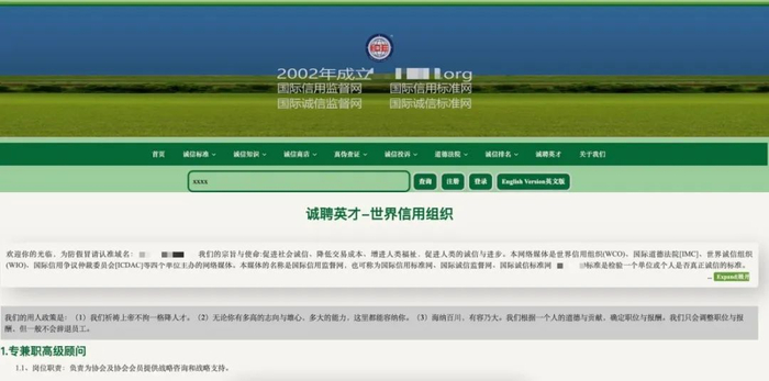 网站截图