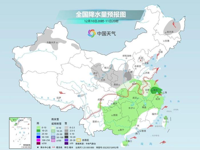 多地迎初雪 冷空气上演“车轮战” 全国气温连连下跌