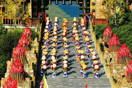 11月1日，2024羌年庆祝活动在茂县举行。茂县县委宣传部供图