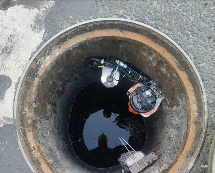 无锡航征雷达水位计被应用于城市排水管网水位监测（央广网发  无锡航征供图）