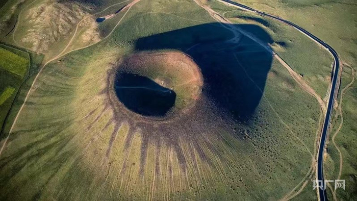航拍乌兰哈达火山群（央广网发  受访单位供图）