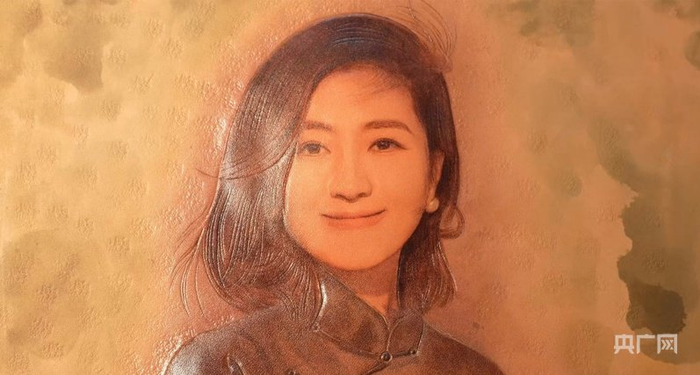 皮雕画作品（央广网发  阿拉善左旗融媒体中心供图）