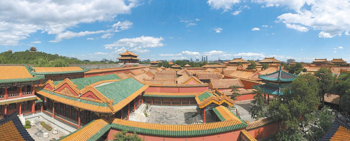 　　俯瞰故宫 北京日报资料图