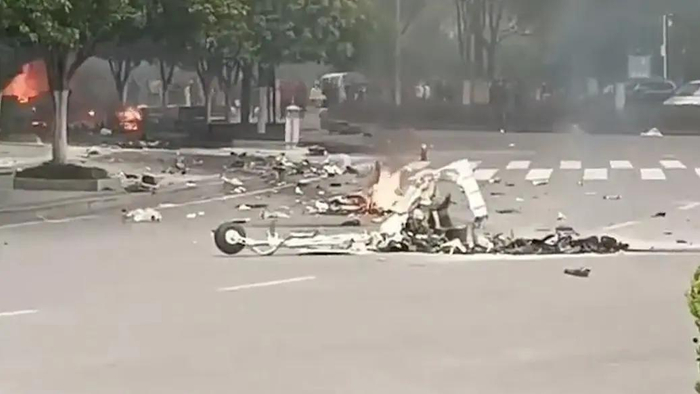 事故现场画面 视频截图