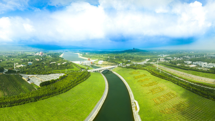 河南南阳，南水北调中线工程