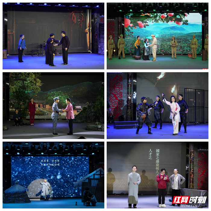 获奖作品进行现场展演。