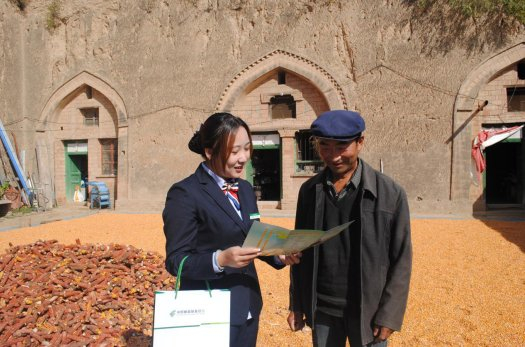 王曼玉在郑银云家走访