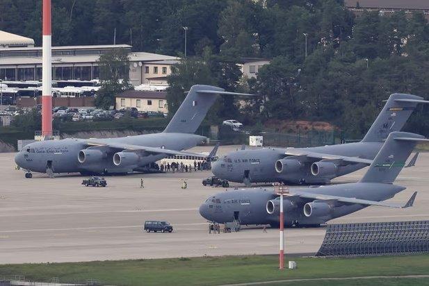 △德國(guó)拉姆施泰因空軍基地（資料圖）