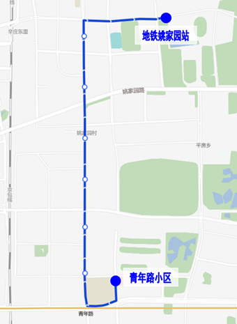 新开专50路接驳姚家园站