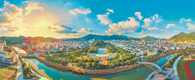 柘荣县城全景 魏发松 摄