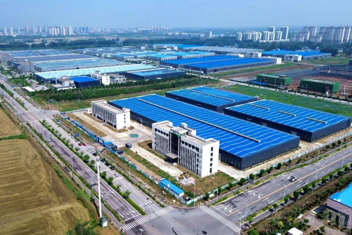 位于宿州绿色家居产业园的莫尼安高端智能门窗华东生产制造基地项目建设现场。丁辉/摄