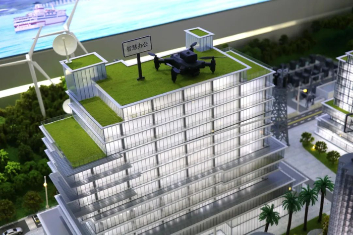 低产经济+智慧城市应用场景模型。