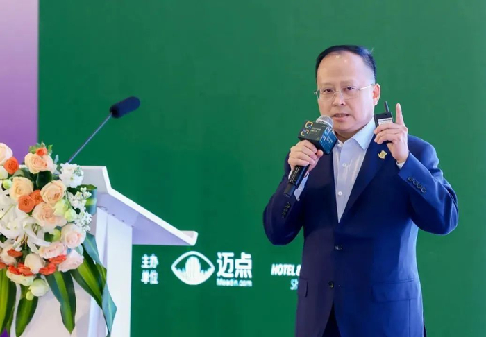 ▲图注：杭州东方网升科技股份有限公司COO兼迈点总裁罗钦