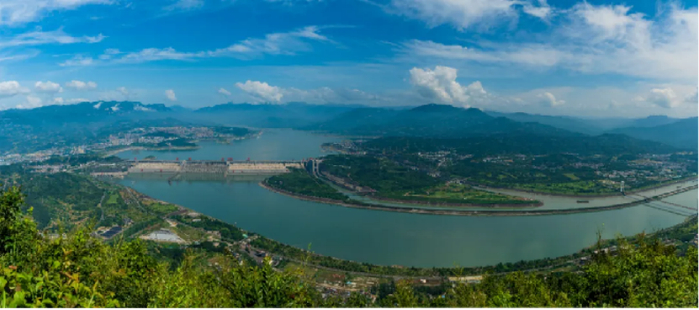 三峡工程全景图