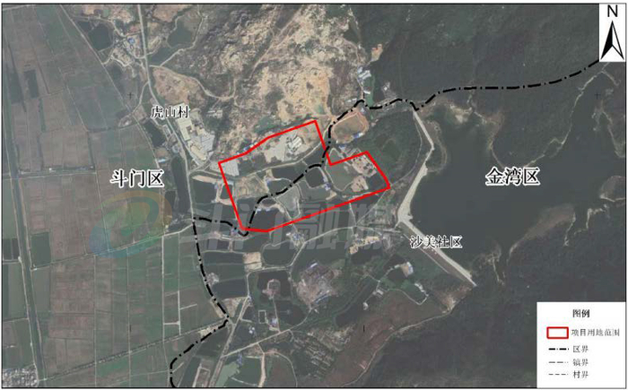 用地位置示意图