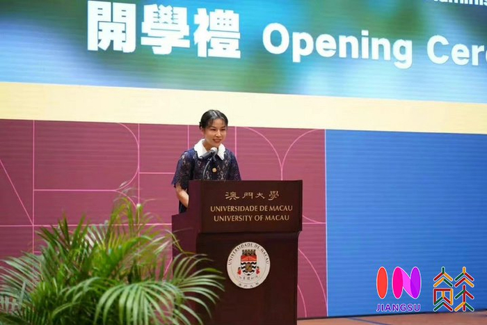 2022年，马晋作为新生代表在澳门大学开学典礼上发言