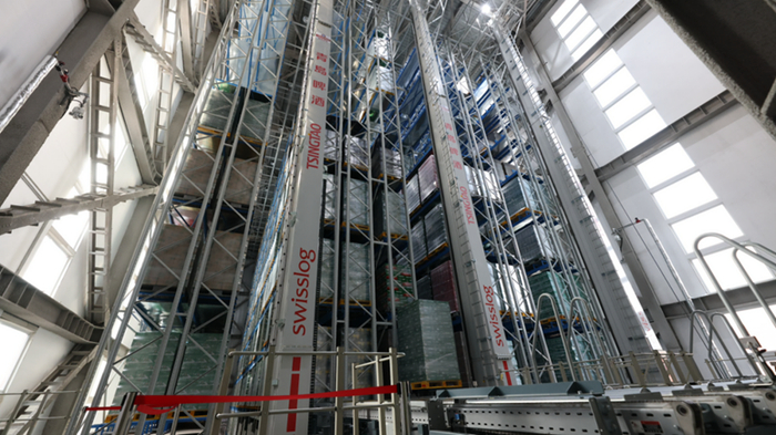 图3：青岛啤酒建成国内酒类行业最高的智能化无人立体仓库