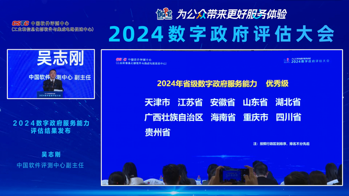 2024数字政府评估大会直播截图