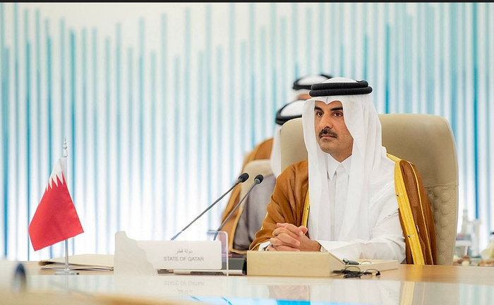 注：卡塔尔埃米尔、国家元首塔米姆·本·哈马德·阿勒萨尼