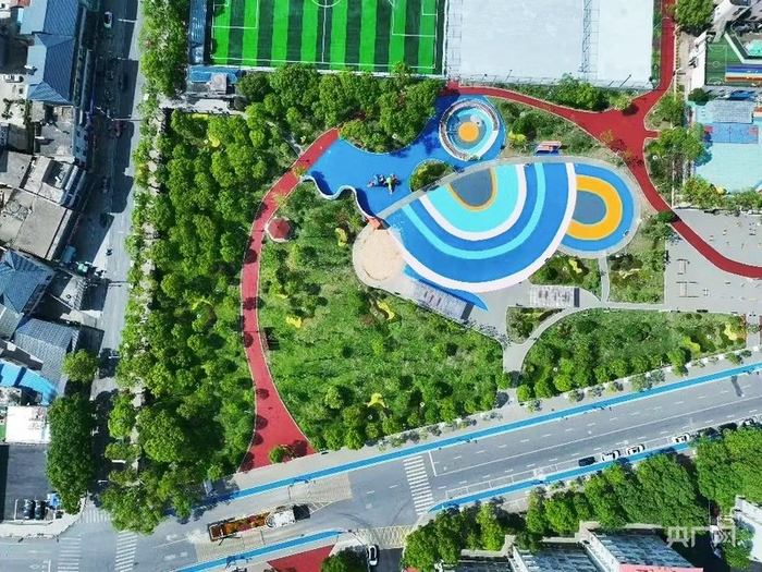 金鸡坡街道石化社区一隅（央广网发  肖江峰  摄）