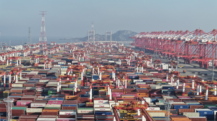 上海港。图片来源：上海港集团