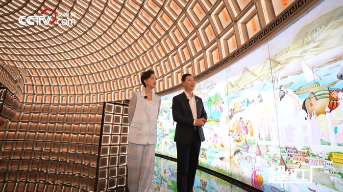 △央视网《超级工厂》栏目走进八马茶业武夷山智能化生态产业园（八马茶业供图）