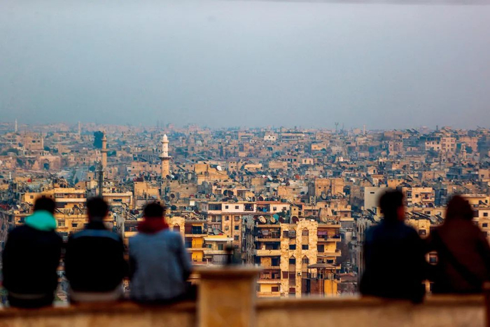 12月6日，叙利亚第二大城市阿勒颇。