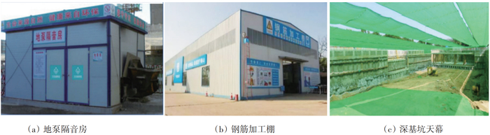 图2 传播途中控制噪声措施示例