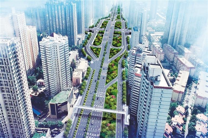 南二环太乙路立交改造后效果图