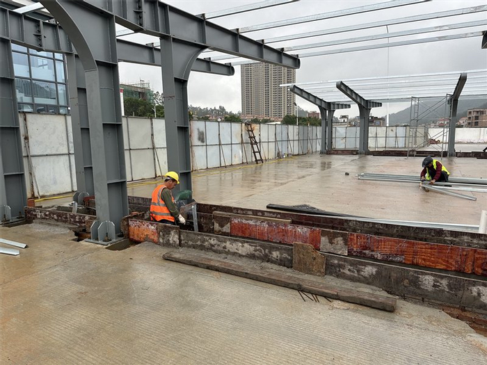 涂岭光充一体化充电站正在加紧施工