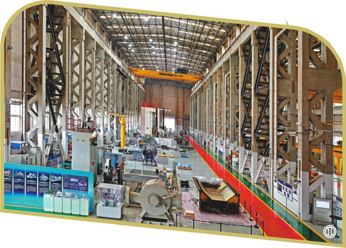 ①  西门子能源工业透平机械（葫芦岛）有限公司生产车间。    本报特约记者  田  嘉  摄