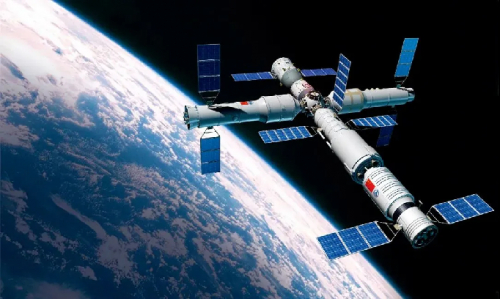 △  2022年底，由中国完全自主建造的“天宫空间站”为现代医学走向宇宙奠定了基础。