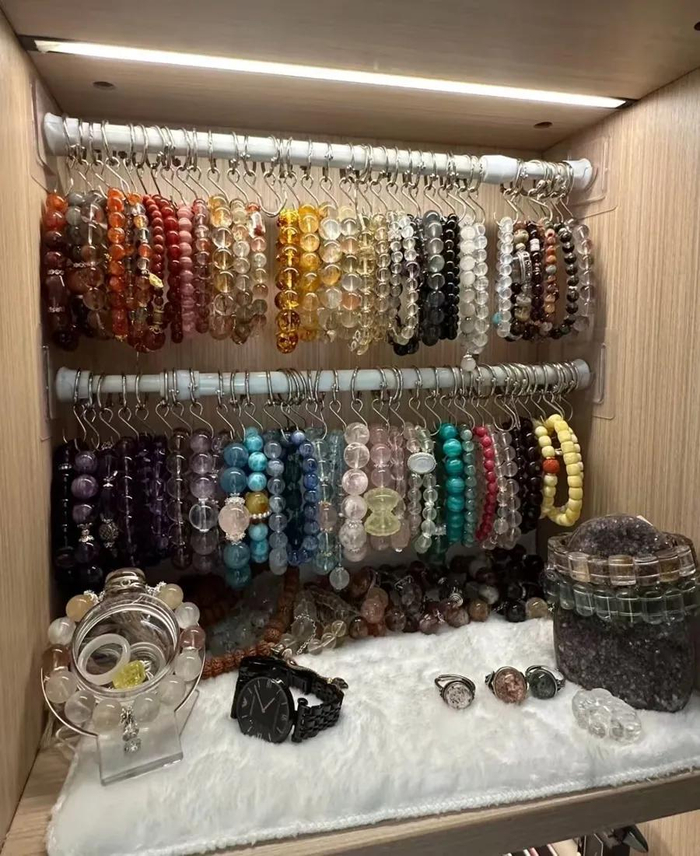 水晶爱好者的水晶手串收藏，来自小红书用户@小敏子